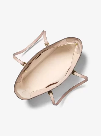 Duża torba typu tote z logo i skóry Quinn