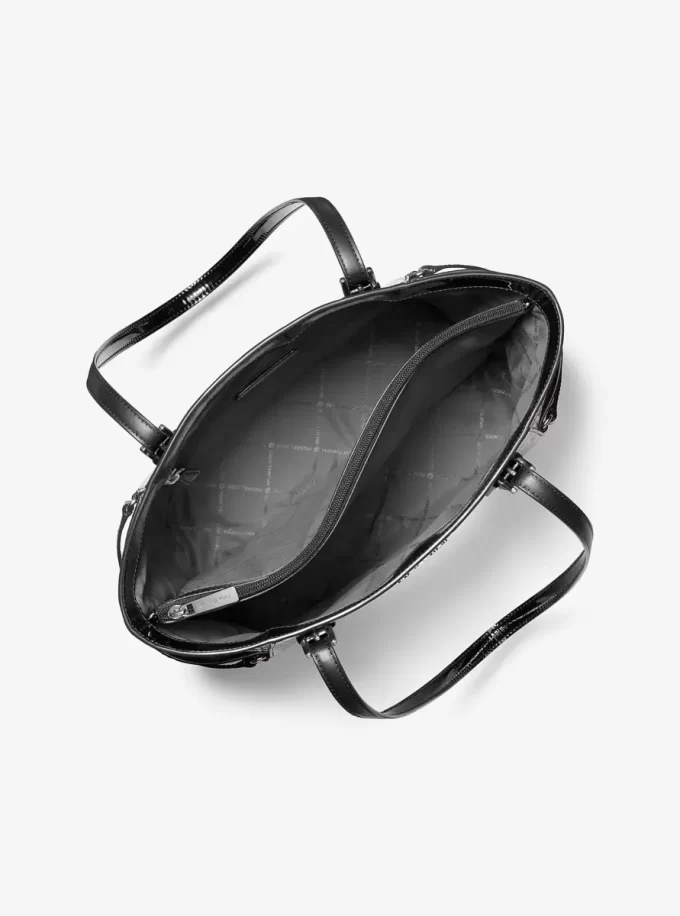 Duża torba typu tote z wytłoczonym logo patentowym Voyager