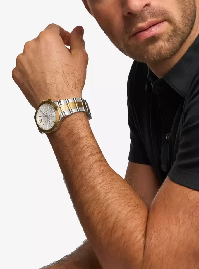 Duży dwukolorowy zegarek Billie