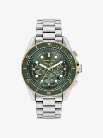 Duży, dwukolorowy zegarek morski