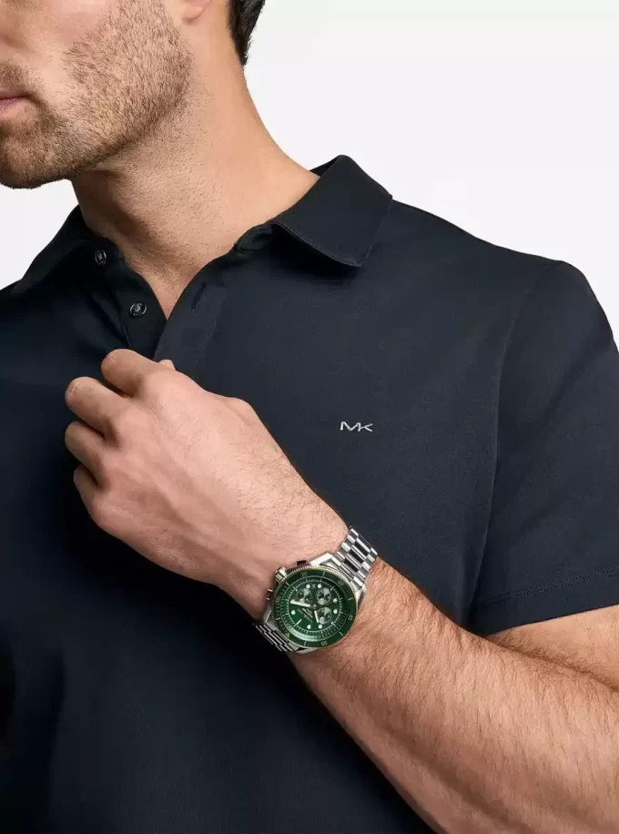 Duży, dwukolorowy zegarek morski