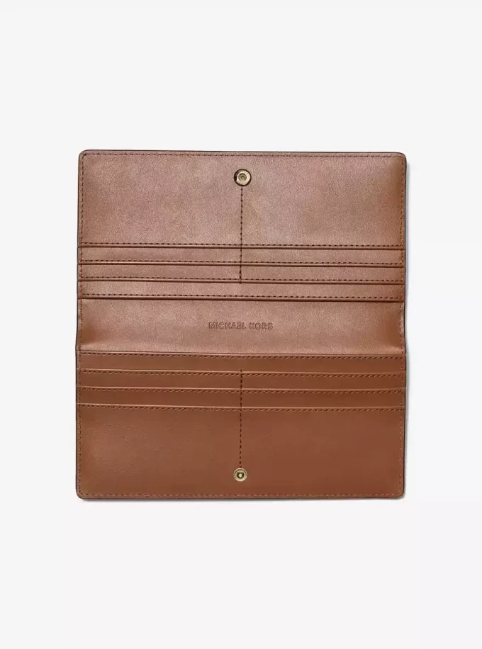 Duży portfel Carson z wytłoczonym wzorem krokodyla Duży portfel Carson z wytłoczonym wzorem krokodyla