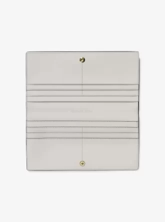 Duży portfel Carson ze skóry groszkowanej