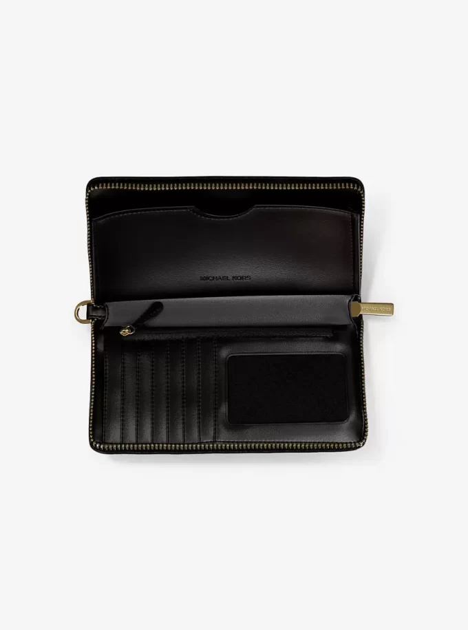 Duży portfel na smartfon z logo Jet Set