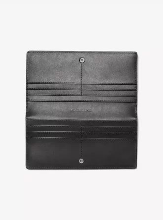 Duży portfel patentowy Carson z wytłoczonym wzorem krokodyla