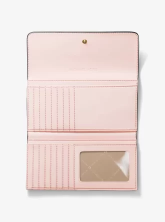 Duży portfel składany na trzy części z logo Jet Set