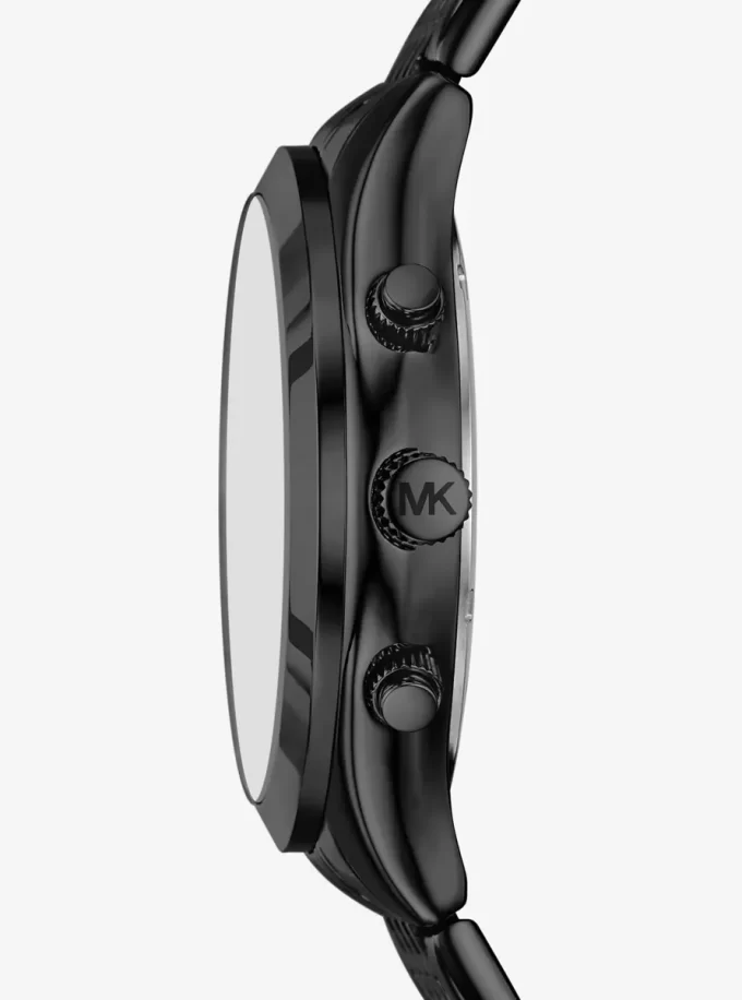 Duży zegarek Aspyn w odcieniu czerni