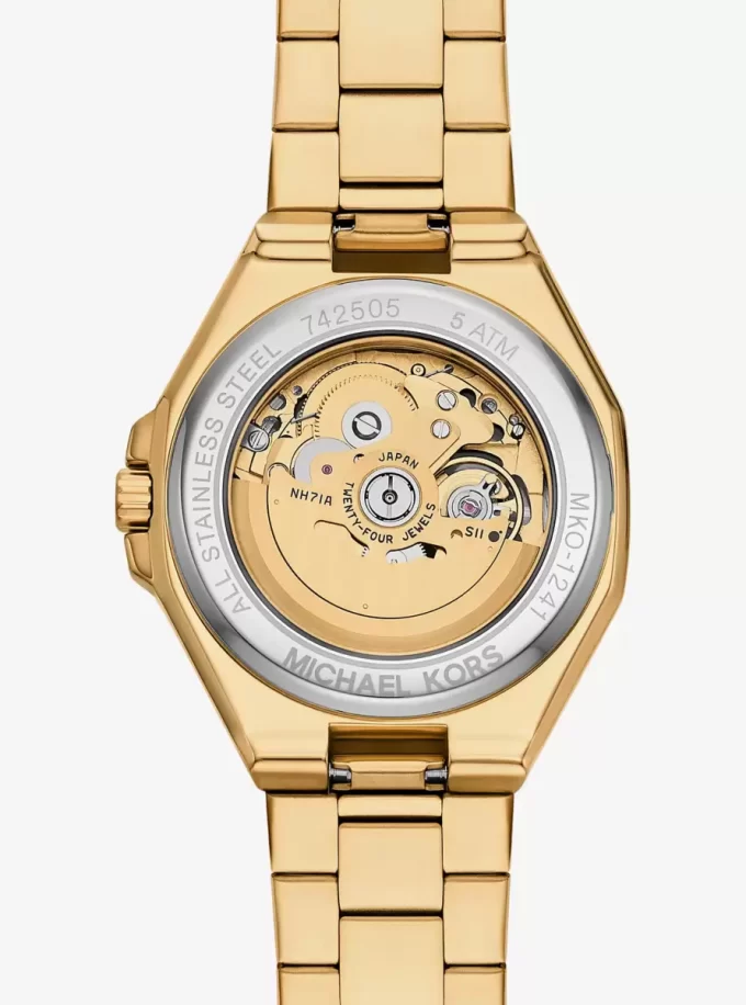 Duży zegarek Callum w kolorze złotym