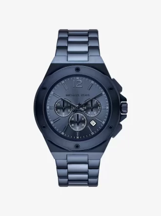 Duży zegarek Lennox w odcieniu niebieskim