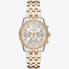 Dwukolorowy zegarek Mini Bryant Pavé