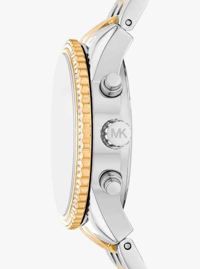 Dwukolorowy zegarek Mini Bryant Pavé