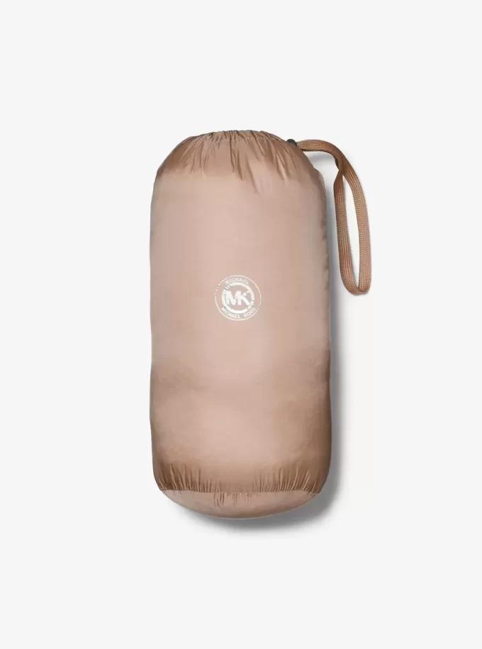 Dwustronna kurtka pikowana z nylonu z nadrukiem logo Chevron