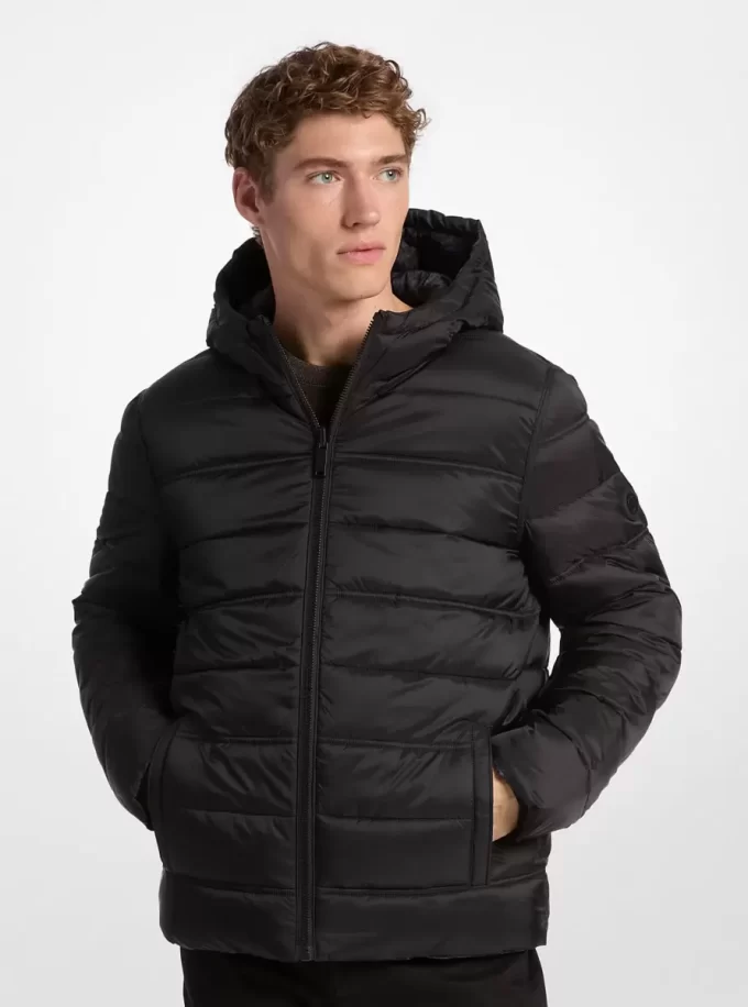 Dwustronna kurtka z logo Signature