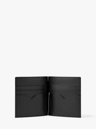 Etui na karty Edison odporne na zarysowania, skórzane, z klipsem na pieniądze Etui na karty Edison odporne na zarysowania, skórzane, z klipsem na pieniądze