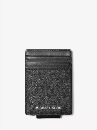 Etui na karty z klipsem do pieniędzy i logo Cooper Signature