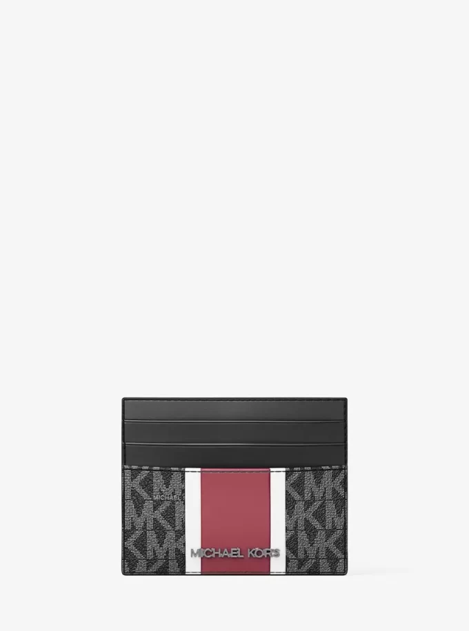 Etui na karty z logo Cooper Striped Signature