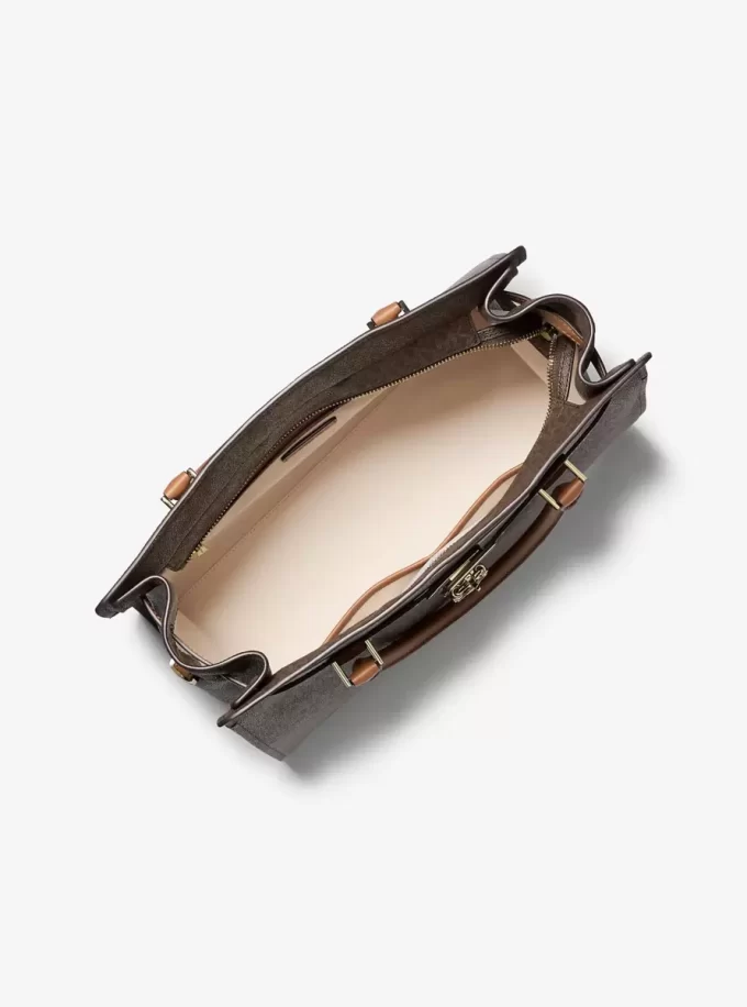 Hamilton Moderne Duża Torba z Logo Signature