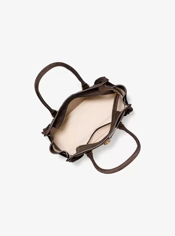 Hamilton Moderne Mała torebka zamszowa z frędzlami