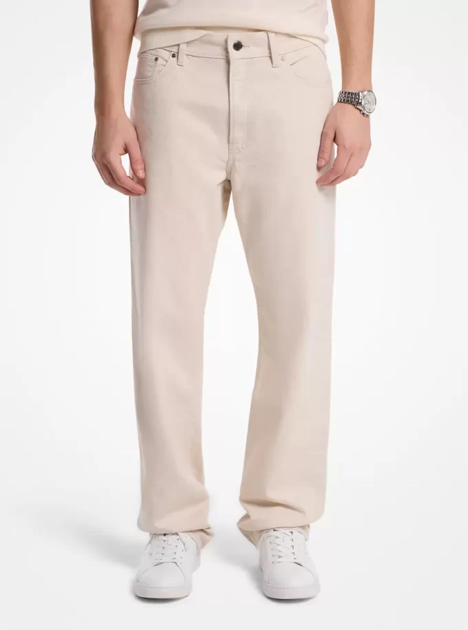 Jeansy Finn Straight-Fit Stretch