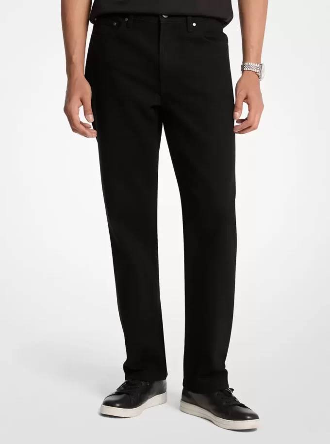 Jeansy Finn Straight-Fit Stretch