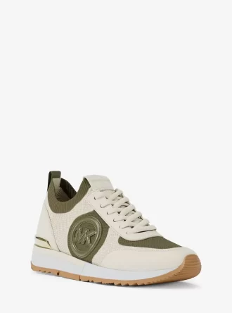 Jenkins Dwukolorowe, rozciągliwe, dzianinowe buty sportowe