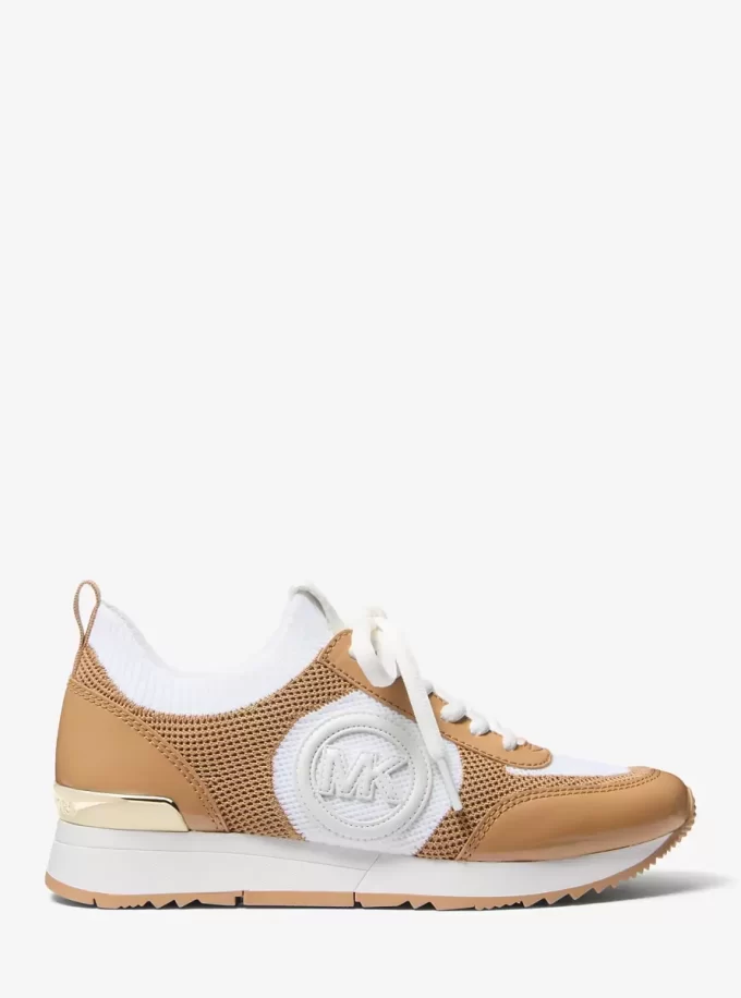 Jenkins Dwukolorowe, rozciągliwe, dzianinowe buty sportowe