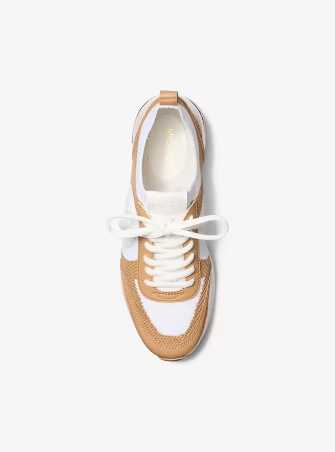 Jenkins Dwukolorowe, rozciągliwe, dzianinowe buty sportowe