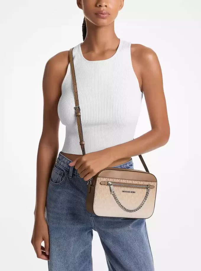 Jet Set Duża Ombré Signature Logo Crossbody Body