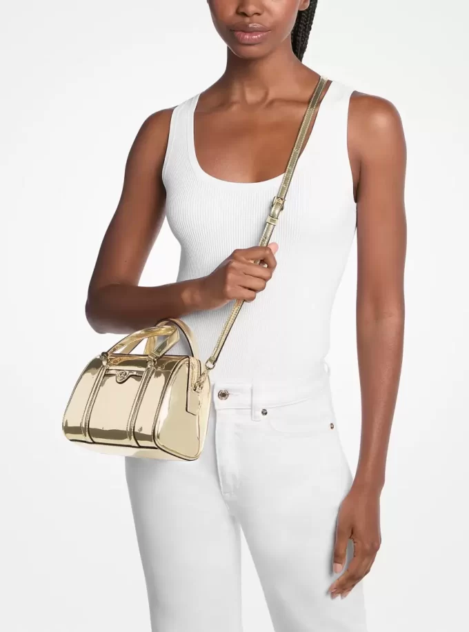 Jet Set Mała Metalowa Torba na Ramię z Możliwość Oddzielania
