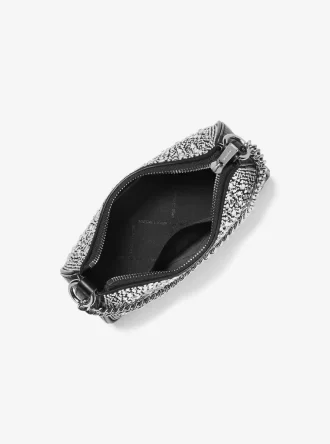 Jet Set Mała Ozdobna Torba na Ramię z Możliwość Odwracania