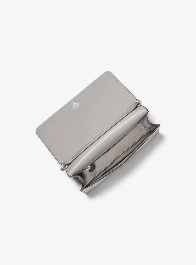 Jet Set Średnia metaliczna torba na ramię