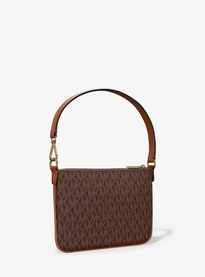 Jet Set Small Signature Logo Convertible Wristbag