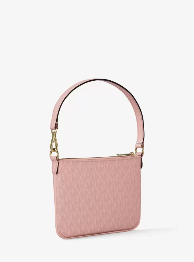 Jet Set Small Signature Logo Convertible Wristbag