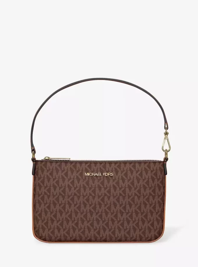 Jet Set Small Signature Logo Convertible Wristbag