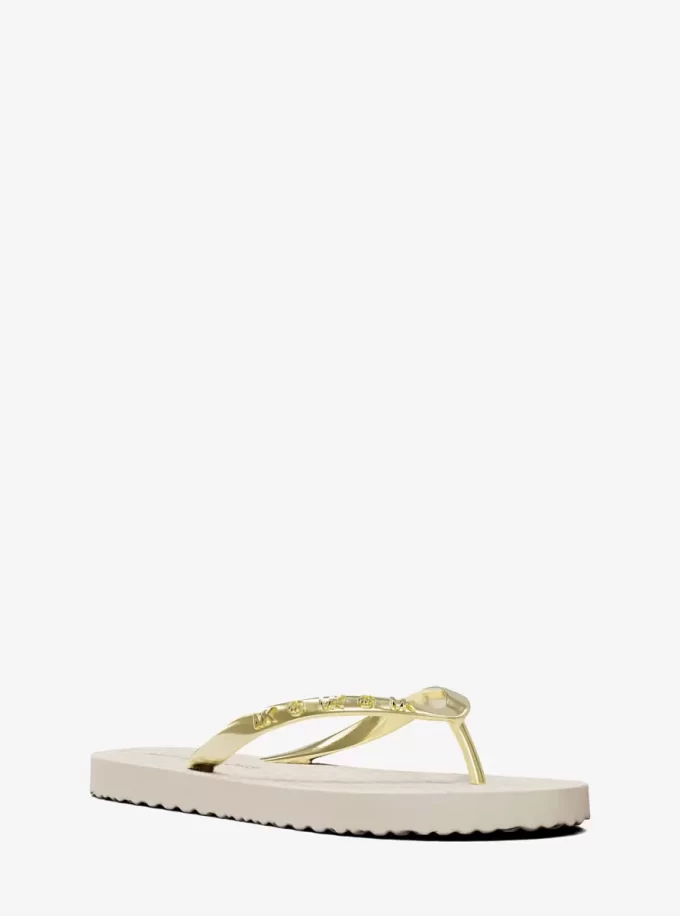 Klapki z logo Signature