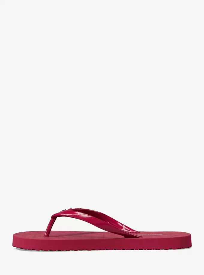 Klapki z logo Signature