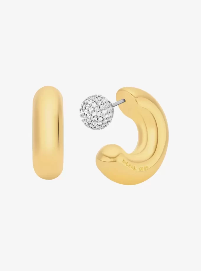 Kolczyki koła 2 w 1 Pavé Convertible