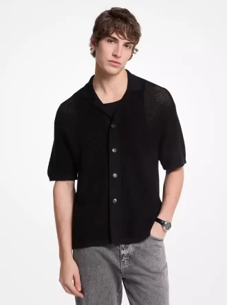 Koszula bawełniana z otwartym splotem
