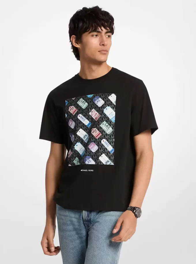 Koszulka bawełniana z graficznym logo