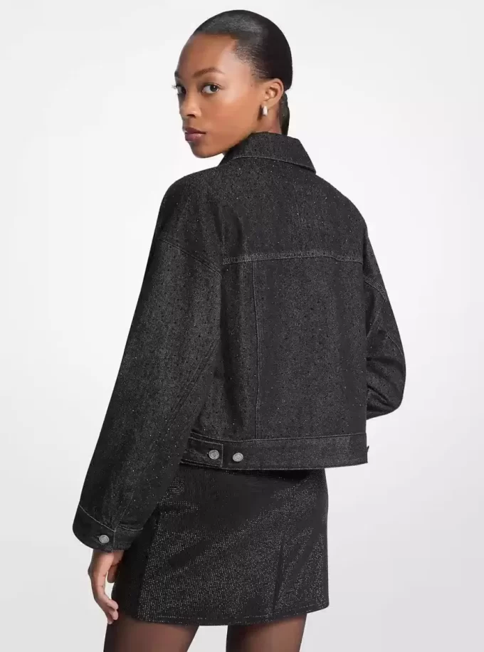 Kurtka dżinsowa z ćwiekami