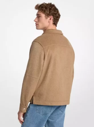 Kurtka flanelowa z podwójnej dzianiny