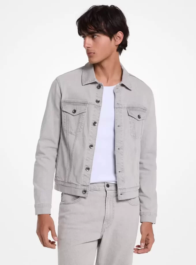 Kurtka jeansowa Trucker z elastycznego jeansu