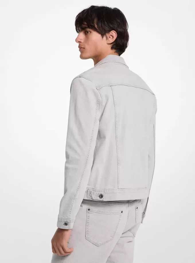 Kurtka jeansowa Trucker z elastycznego jeansu