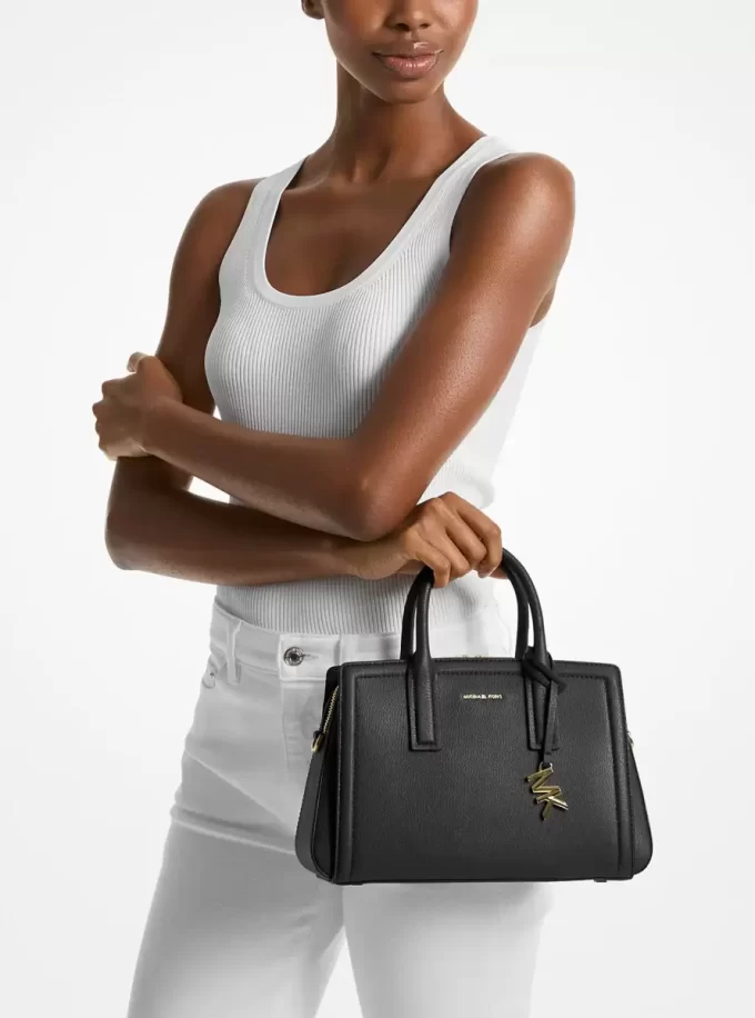 Laila Mała torebka ze skóry groszkowanej