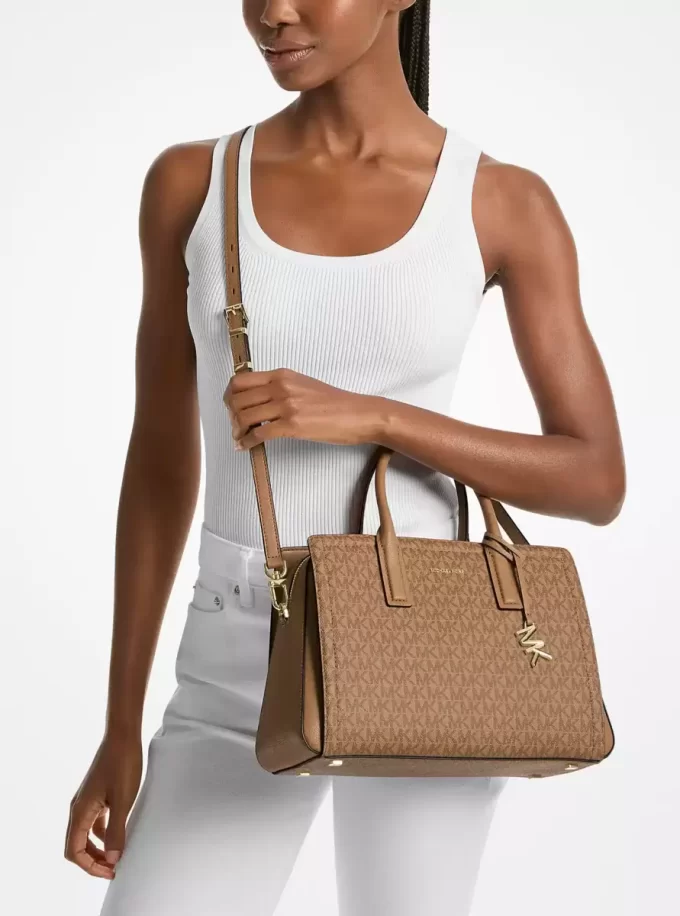 Laila Średniej wielkości torba z logo Signature