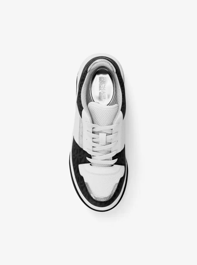 Lexi Mixed-Media Sneaker