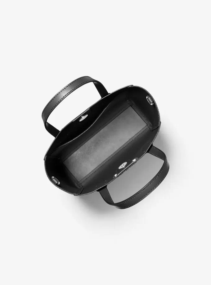 Mała, rozkładana torba typu tote Vincent ze skóry Saffiano z etui na karty