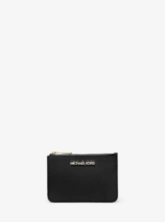 Mała saszetka na monety Jet Set Travel ze skóry saffiano