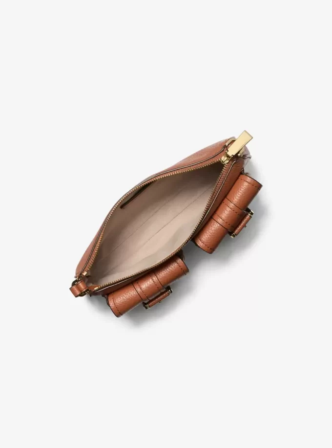 Mała saszetka ze skóry groszkowanej Zoe