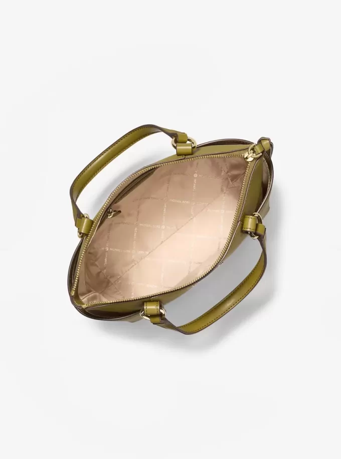 Mała torba Sullivan ze skóry saffiano z zamkiem błyskawicznym